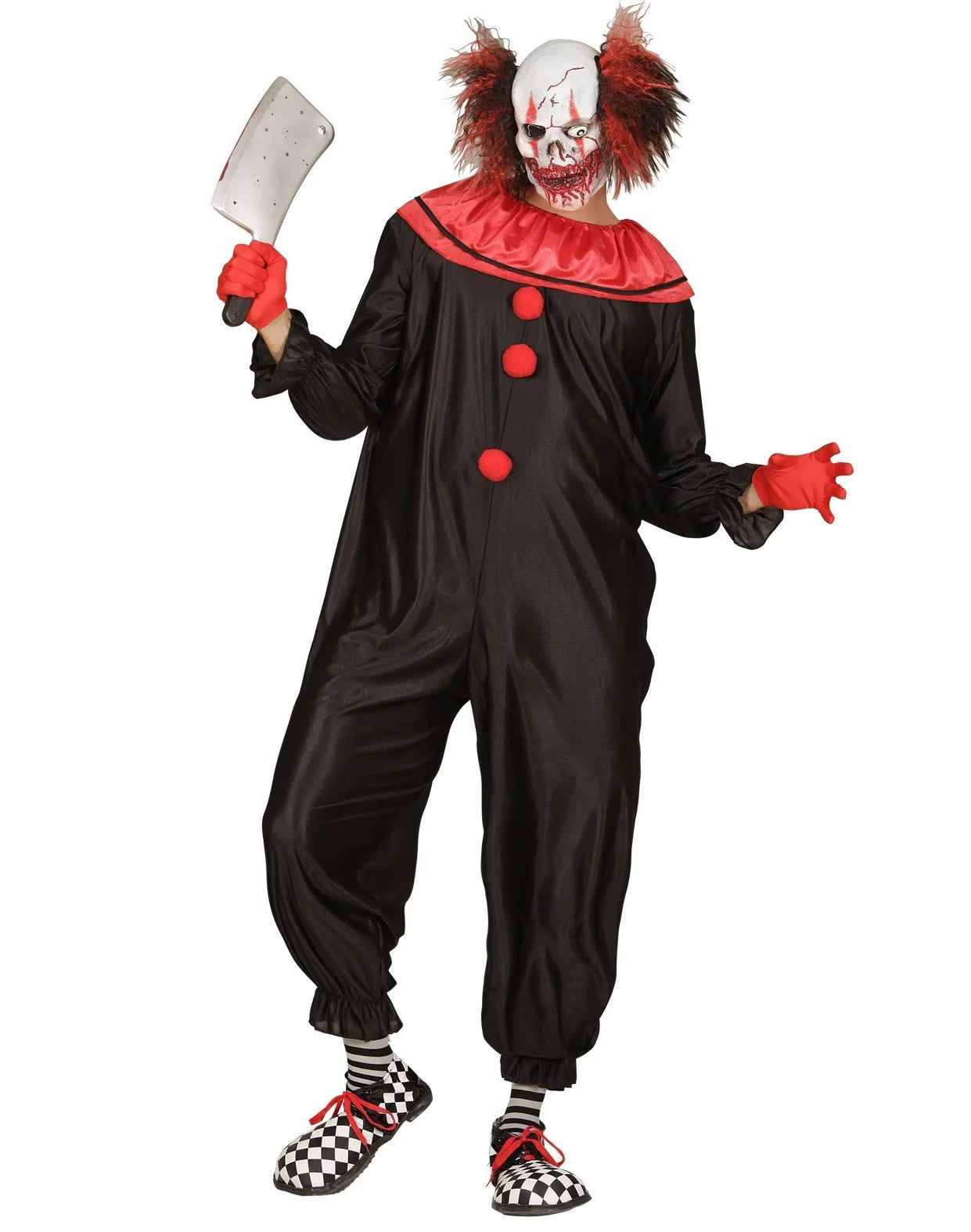 Disfraz de Payaso Terrorífico para Hombre Halloween Widmann